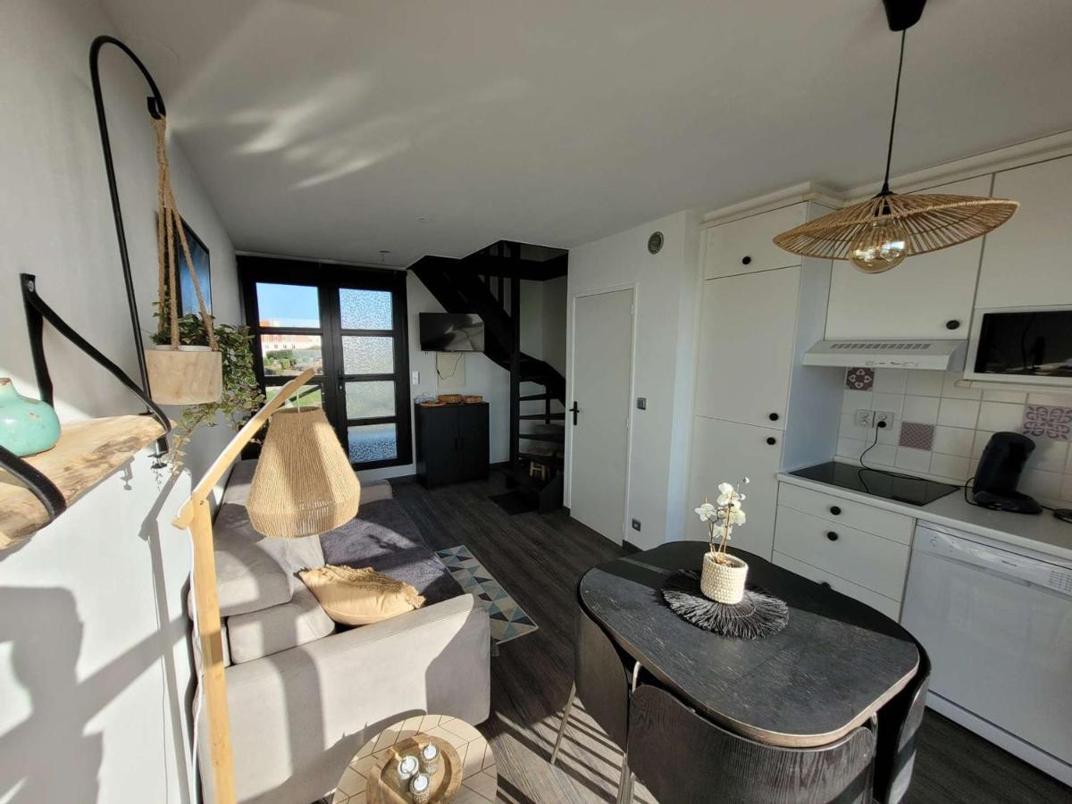 Duplex Neuf Avec Balcon Vue Mer, Parking Prive Et Wifi - 2 Pers, Proche Commerces - Fr-1-675-19 Apartment Wimereux Exterior foto